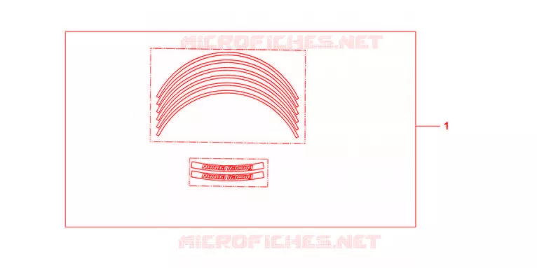 KIT WIEL STICKERS Honda MOTO 800 CROSSRUNNER 2011  VFR800XB