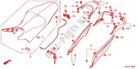 ZITTING/ACHTER KAP voor Honda CROSSRUNNER 800 2011