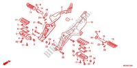 OPSTAP/KICKARM/ WISSEL PEDAAL voor Honda DEAUVILLE 700 ABS 2011