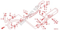 UITLAATDEMPER(2) voor Honda DEAUVILLE 700 ABS 2011