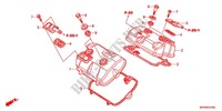 CILINDERKOP AFDEKKING voor Honda DEAUVILLE 700 ABS 2012