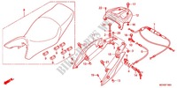 ENKELE ZITTING(2) voor Honda DEAUVILLE 700 ABS 2011