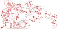 HENDEL PIJP/BOVENSTE BRUG (2) voor Honda DEAUVILLE 700 ABS 2012