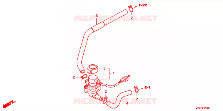 LUCHT INJECTIE KLEP Honda SCOOTER 600 SILVERWING 2015  FJS600AB