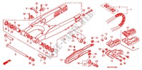 ZWAAI ARM/KETTINGKAST voor Honda CRF 450 X 2011
