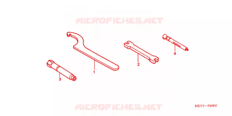 GEREEDSCHAP/ACCUVAK Honda MOTO 450 CRF 2011  CRF450XB
