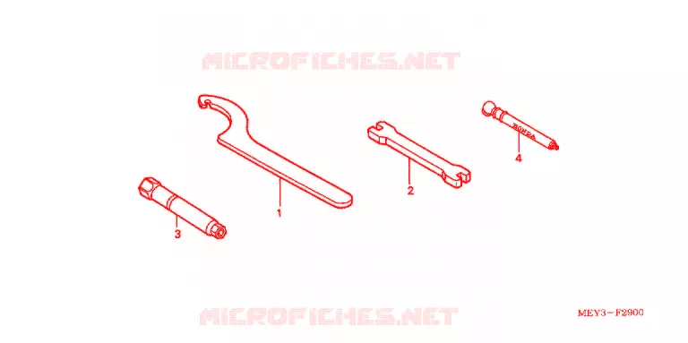 GEREEDSCHAP/ACCUVAK Honda MOTO 450 CRF 2011  CRF450XB