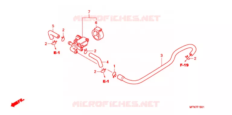 LUCHT INJECTIE BEDIENING KLEP Honda MOTO 1000 CB 2012  CB1000RC