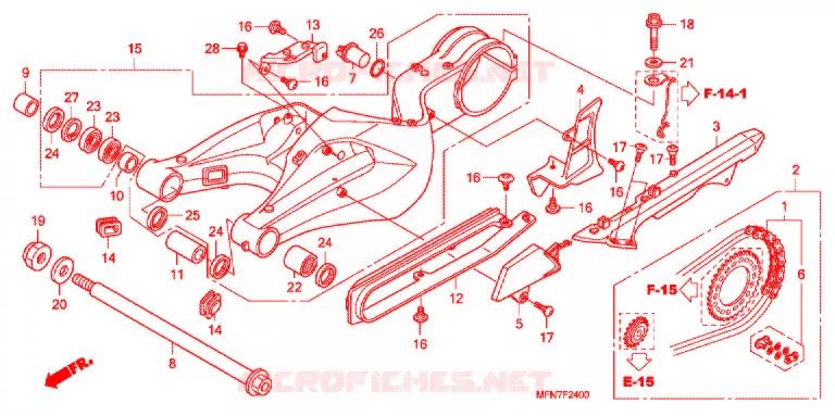 ZWAAI-ARM/KETTINGKAST Honda MOTO 1000 CB 2012  CB1000RC