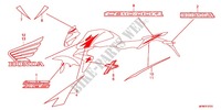 EMBLEEM/STREEP (2) voor Honda CB 1000 R 2012