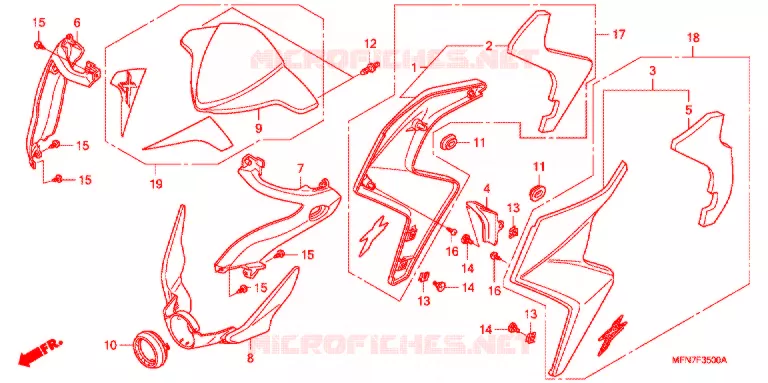 ZITTING/ACHTER KAP Honda MOTO 1000 CB 2012  CB1000RC