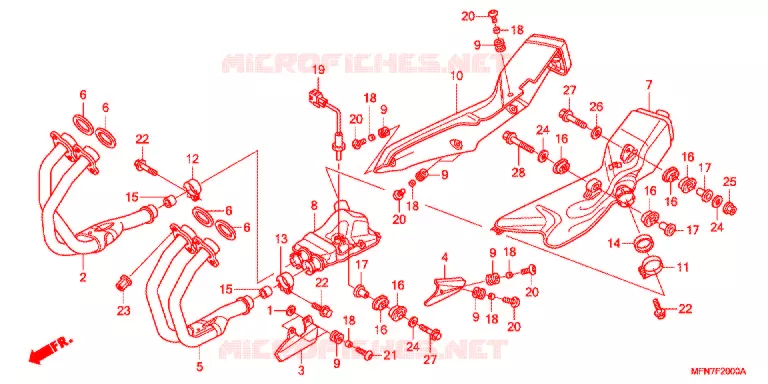 UITLAATDEMPER(2) Honda MOTO 1000 CB 2012  CB1000RC