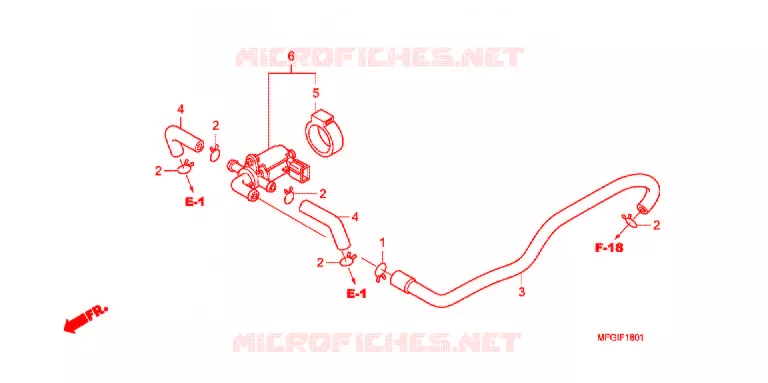 LUCHT INJECTIE BEDIENING KLEP Honda MOTO 600 HORNET 2012  CB600FAC