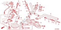 HENDEL PIJP/BOVENSTE BRUG (2) voor Honda CB 600 F HORNET ABS BLANCHE 34CV 2012