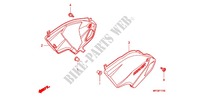 LUCHTFILTER/ZIJ AFDEKKING voor Honda CB 600 F HORNET ABS BLANCHE 34CV 2012