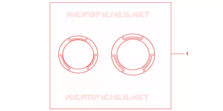 CRANCASE RING SET Honda MOTO 600 HORNET 2012  CB600FAC