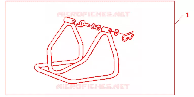 REAR PADDOCK STAND Honda MOTO 600 HORNET 2012  CB600FAC