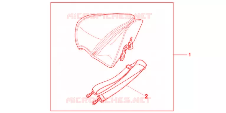 TAIL PACK ATT Honda MOTO 600 HORNET 2012  CB600FAC