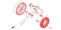 LINKS KRUKAS AFDEKKING/ GENERATOR(2) voor Honda CB 600 F HORNET 2012