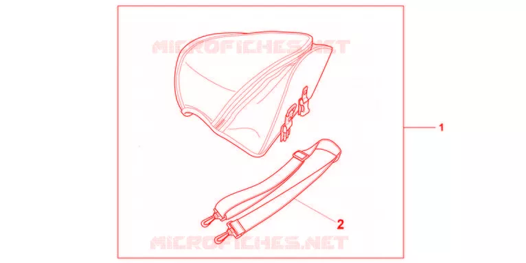 TAIL PACK ATT Honda MOTO 600 HORNET 2012  CB600FC