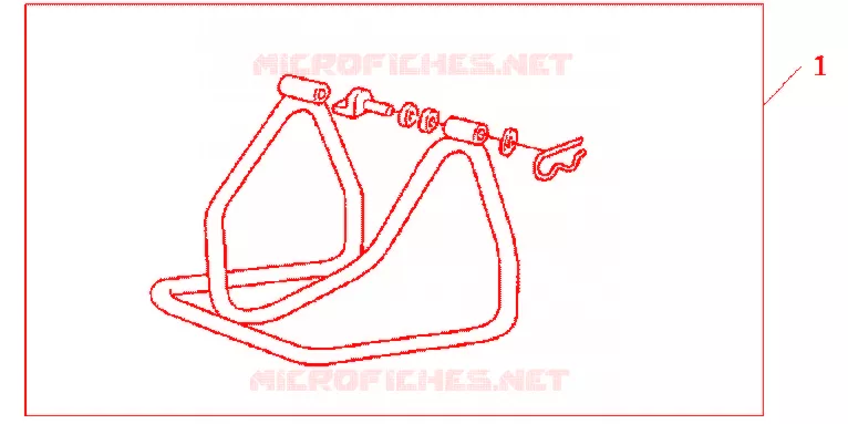 REAR PADDOCK STAND Honda MOTO 600 HORNET 2012  CB600FC