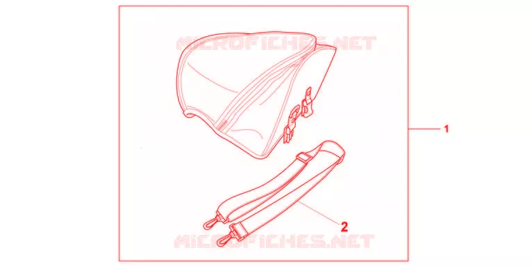 TAIL PACK ATT Honda MOTO 600 HORNET 2012  CB600FC