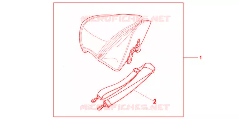 TAIL PACK ATT Honda MOTO 600 HORNET 2012  CB600FC