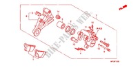 ACHTER REMKLAUW  voor Honda CB 600 F HORNET 34CV 2012