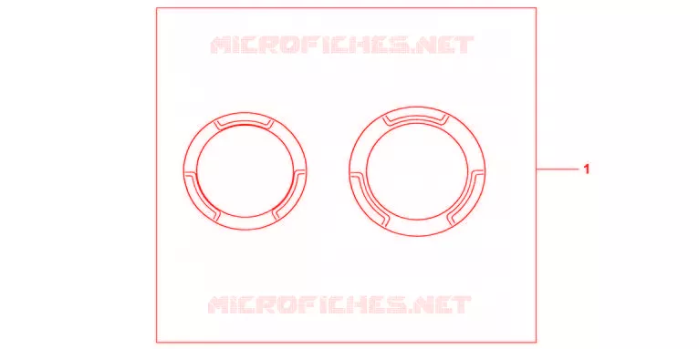 CRANCASE RING SET Honda MOTO 600 HORNET 2012  CB600FC
