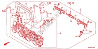 GAS HUIS voor Honda CBF 1000 ABS 2012