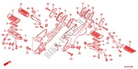 OPSTAP/KICKARM/ WISSEL PEDAAL voor Honda CBF 1000 ABS 2012