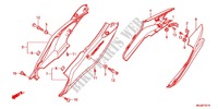 ZITTING/ACHTER KAP voor Honda CBF 1000 F ABS TS 2012