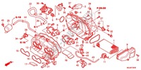 VOOR AFDEKKING/LUCHTFILTER voor Honda CBF 1000 F ABS TS 2012