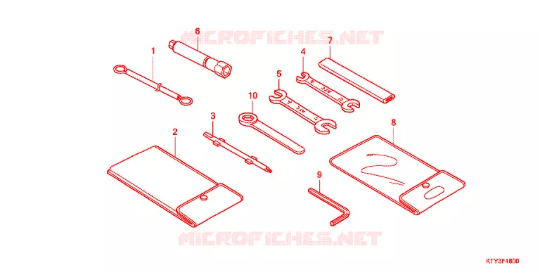 GEREEDSCHAP/ACCUVAK Honda MOTO 125 CBR 2012  CBR125RC