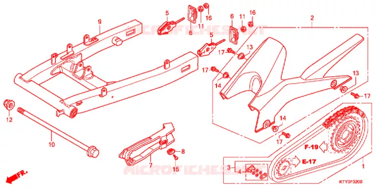 ZWAAI-ARM/KETTINGKAST Honda MOTO 125 CBR 2012  CBR125RSC