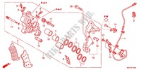 REMKLAUW VOOR RECHTS (CBR600FA) voor Honda CBR 600 F ABS WHITE 2012