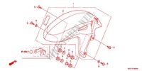 VOORSPATBORD voor Honda CBR 600 F ABS 2012