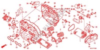 VOOR AFDEKKING/LUCHTFILTER voor Honda CBR 600 F WHITE 2012