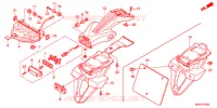 ACHTERLICHT(2) voor Honda CBR 600 F WHITE 2012