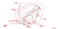 VOORSPATBORD voor Honda CBR 600 F 2012