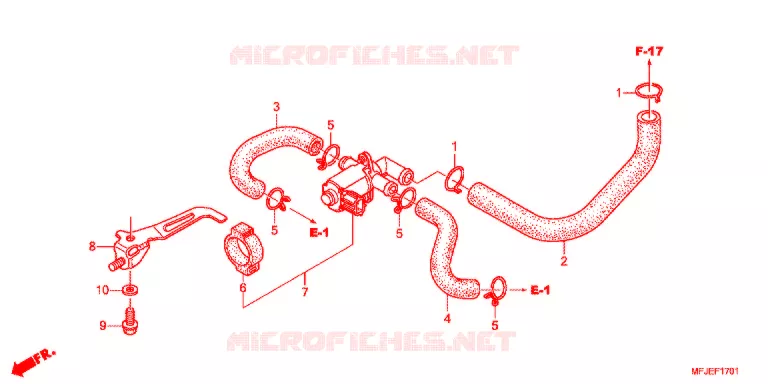 LUCHT INJECTIE BEDIENING KLEP Honda MOTO 600 CBR 2012  CBR600RRC