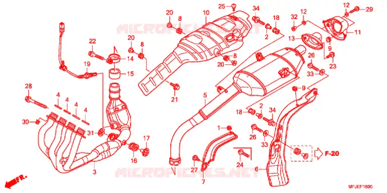 UITLAATDEMPER(2) Honda MOTO 600 CBR 2012  CBR600RRC