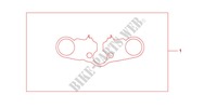 BESCHERMING VAN VORKTEK voor Honda CBR 600 RR BLACK 2012