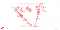 NOKKENAS/KLEP voor Honda CB1 125 RADIOS RUEADA 2012