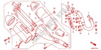 UITLAATDEMPER (CRF250RB/C/D) voor Honda CRF 250 R 2012
