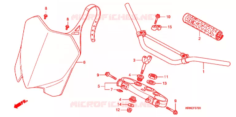 HENDEL PIJP/BOVENSTE BRUG (2) Honda MOTO 250 CRF 2012  CRF250RC