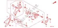 ACHTER REMKLAUW voor Honda CRF 250 X 2012