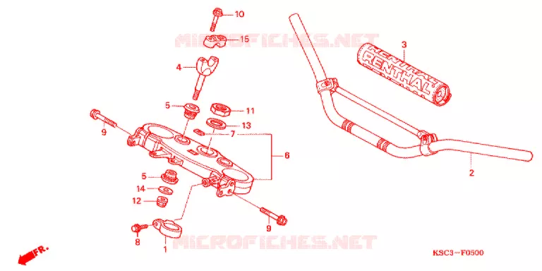HENDEL PIJP/BOVENSTE BRUG (2) Honda MOTO 250 CRF 2012  CRF250XC