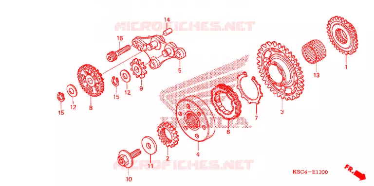 START KOPPELING  Honda MOTO 250 CRF 2012  CRF250XC