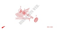 KRUKASCARTER/OLIEPOMP voor Honda CRF 250 X 2012